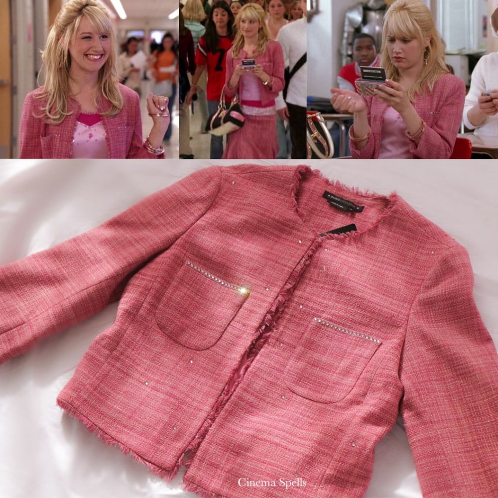 ☀️ASO Sharpay Evans in High School Musical Swarovski® Bedazzled Y2K Pink Blazer